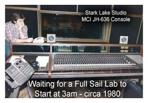 Stark lake studio sound console