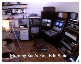 Morning Sun's first edit suite