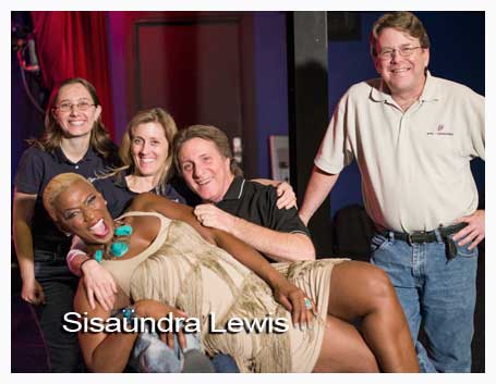 Sisaundra Lewis and friends