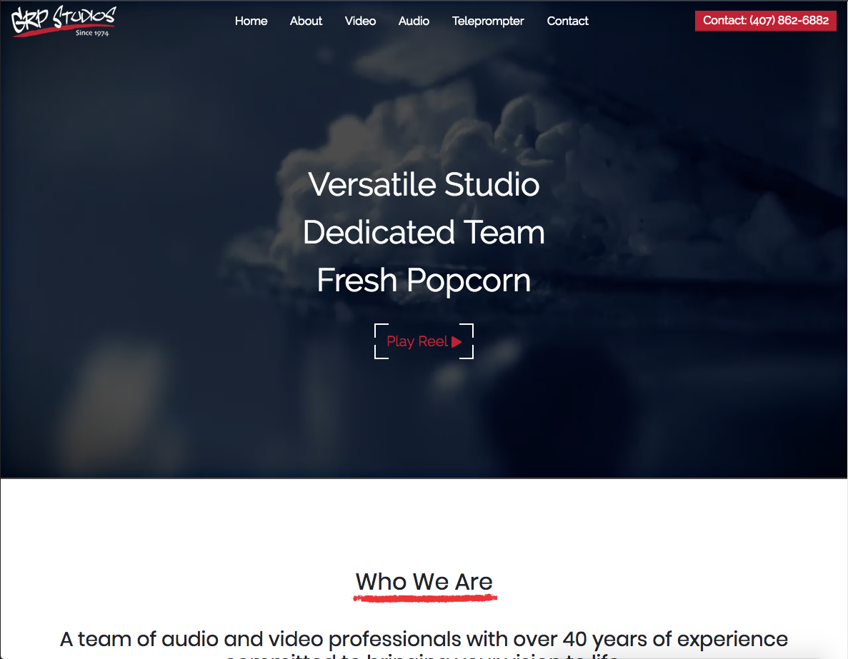 GRP studios home page