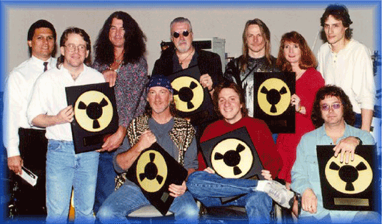 a group pictures with awards